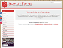 Tablet Screenshot of bromleytemple.org